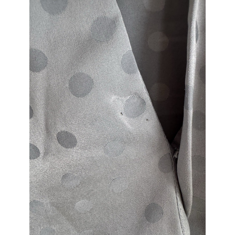 Favorite Daughter Blouse Blue Polka Dot Faux Wrap Size M - Picture 7 of 10